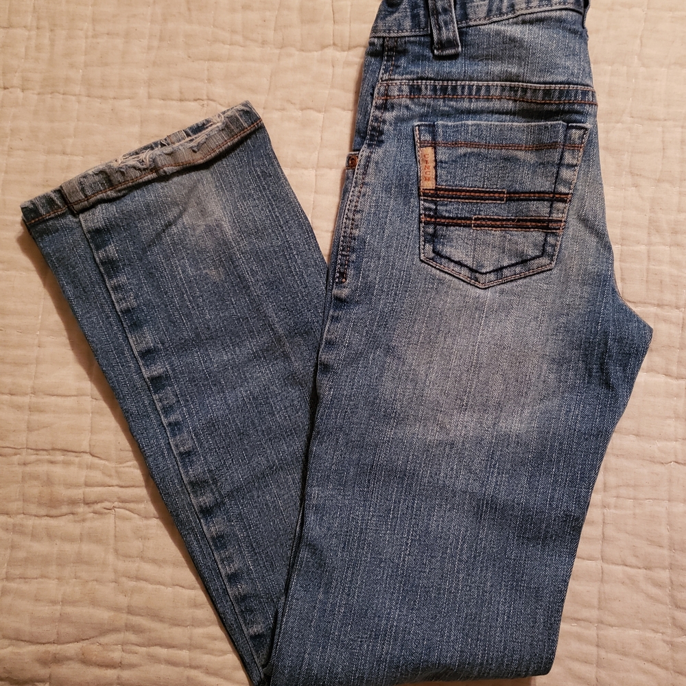 Cinch Blue Denim Jeans with Copper Accents